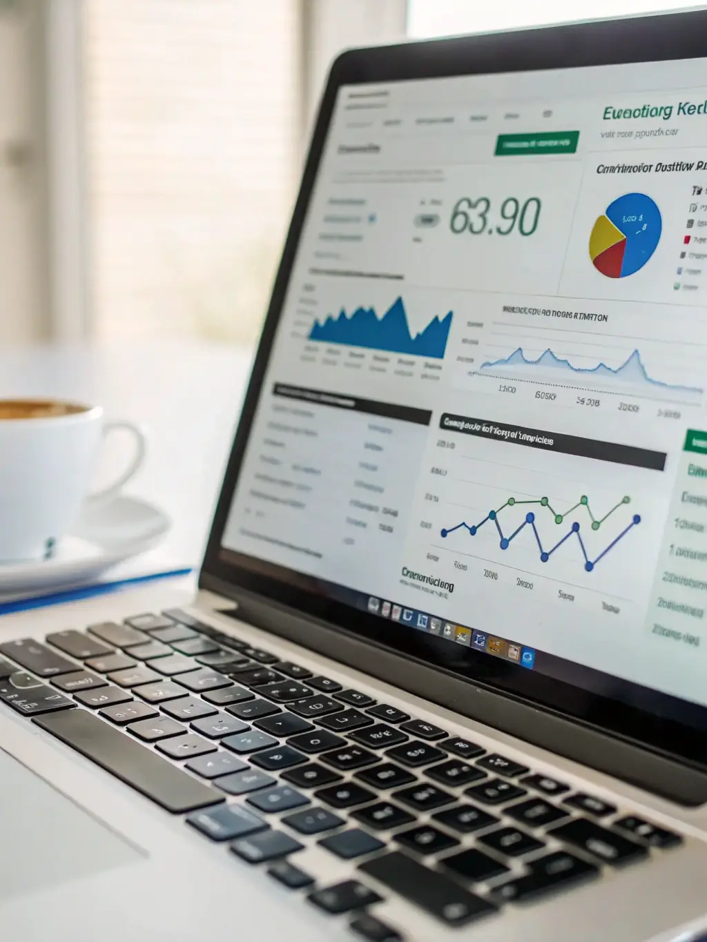 An image of a website's search engine ranking report, highlighting improved visibility and organic traffic through SEO services provided by Nextreach.