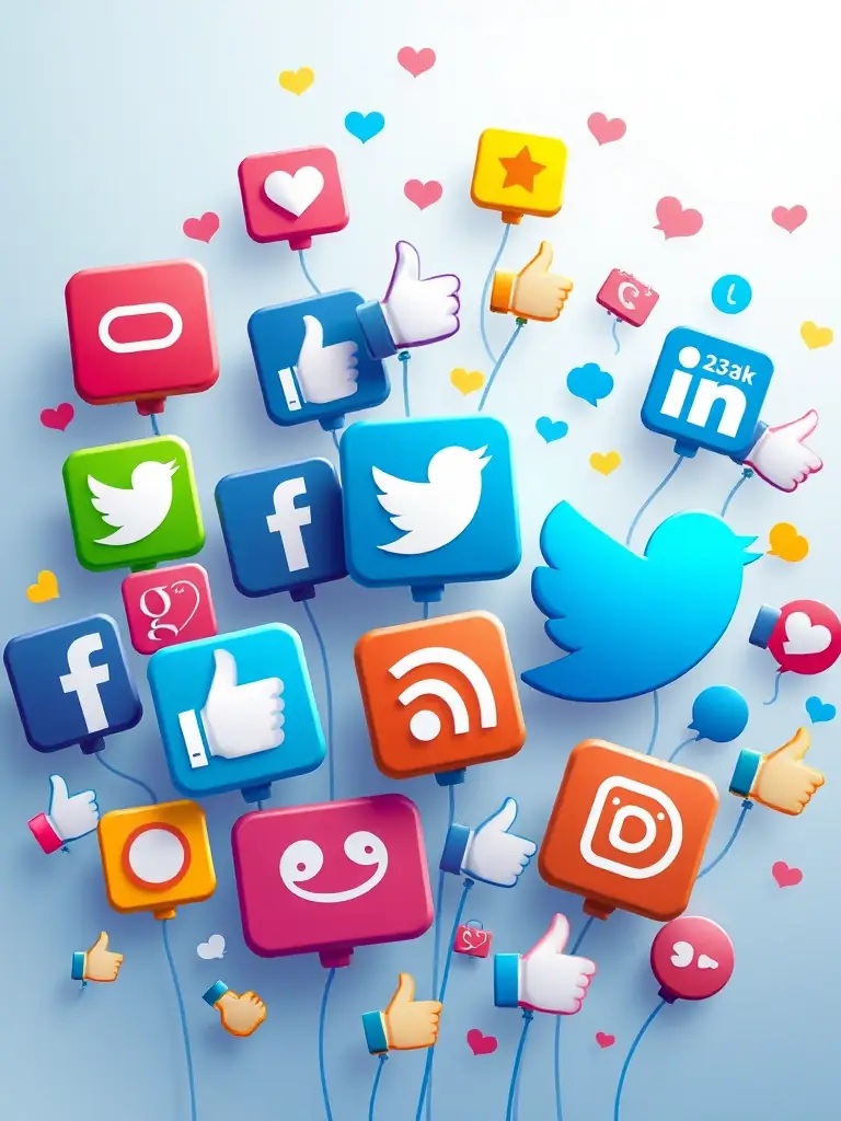A visually engaging graphic illustrating social media engagement metrics, showcasing Nextreach's ability to create viral content and build strong online communities.